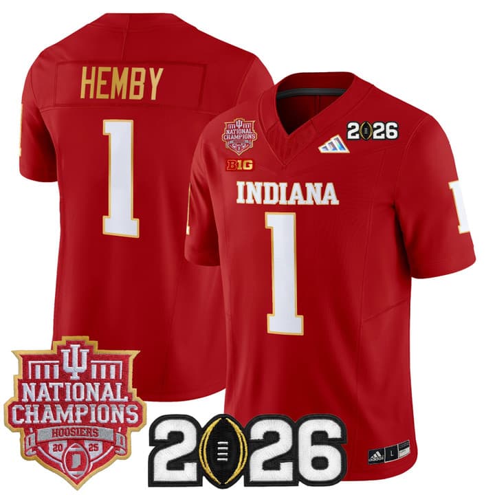 Men's Indiana Hoosiers 2025  Vapor Limited Jersey V2 - All Stitched  #1 Roman Hemby