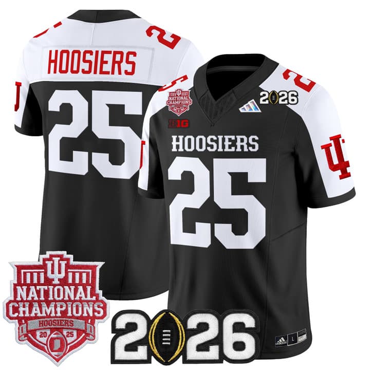 Men's Indiana Hoosiers 2025  Vapor Limited Jersey V2 - All Stitched  #25   Hoosiers