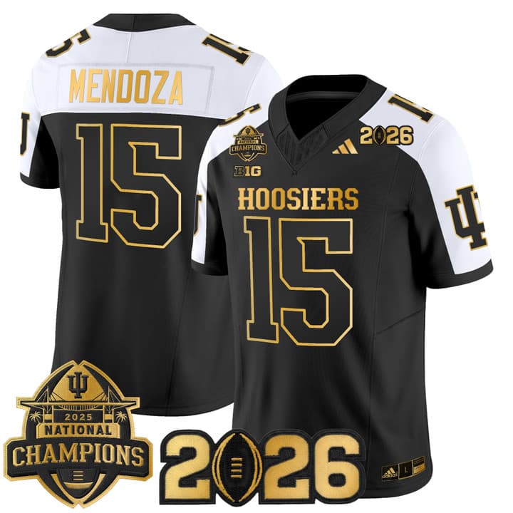 Men's Indiana Hoosiers 2025  Vapor Limited Jersey V2 - All Stitched  15   Fernando Mendoza