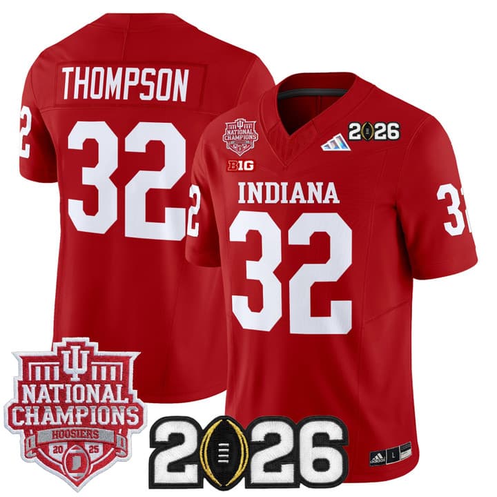 Men's Indiana Hoosiers 2025  Vapor Limited Jersey V2 - All Stitched  32Anthony Thompson