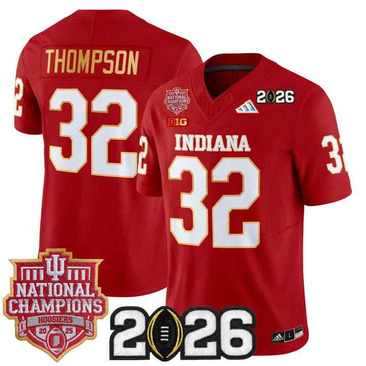 Men's Indiana Hoosiers 2025  Vapor Limited Jersey V2 - All Stitched  Anthony Thompson    #32