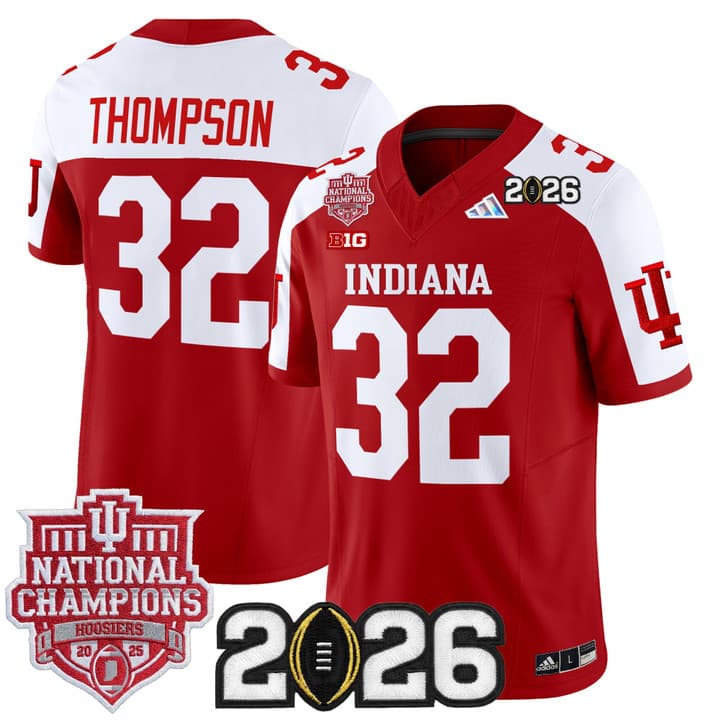 Men's Indiana Hoosiers 2025  Vapor Limited Jersey V2 - All Stitched  Anthony Thompson   #32