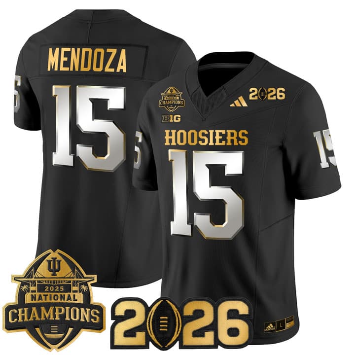 Men's Indiana Hoosiers 2025  Vapor Limited Jersey V2 - All Stitched  Fernando Mendoza    #15