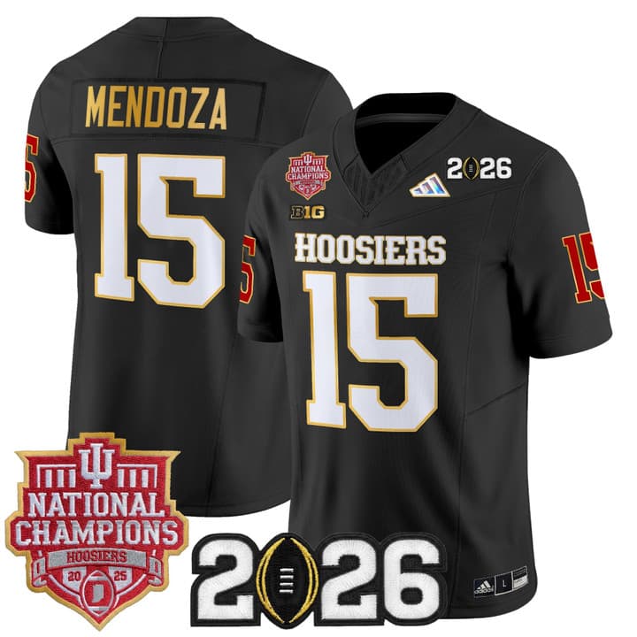 Men's Indiana Hoosiers 2025  Vapor Limited Jersey V2 - All Stitched  Fernando Mendoza # 15
