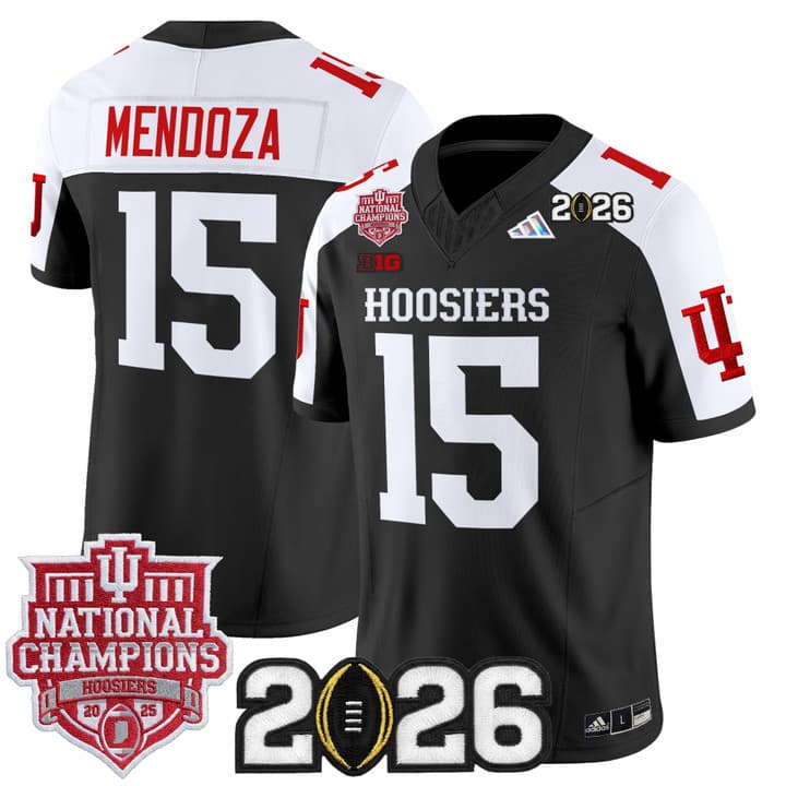 Men's Indiana Hoosiers 2025  Vapor Limited Jersey V2 - All Stitched  Fernando Mendoza 15