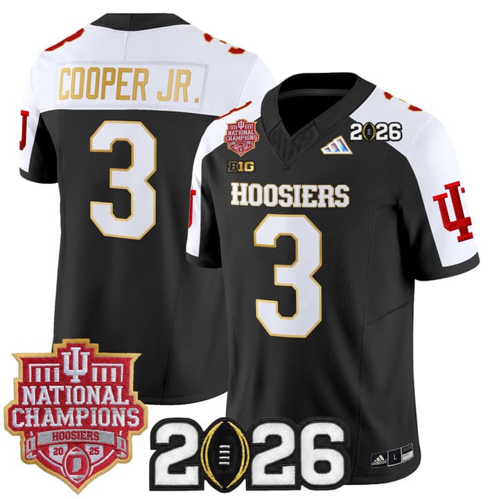 Men's Indiana Hoosiers 2025  Vapor Limited Jersey V2 - All Stitched  Omar Cooper Jr.   3