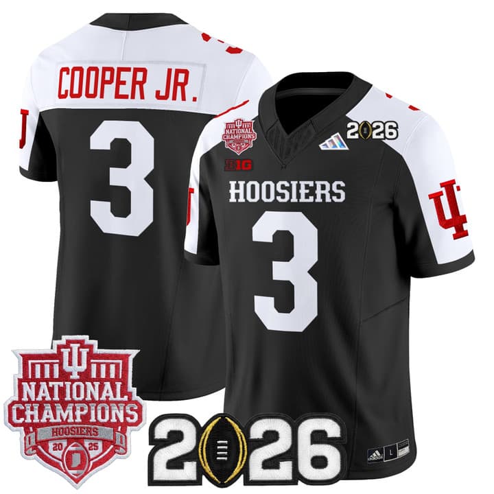 Men's Indiana Hoosiers 2025  Vapor Limited Jersey V2 - All Stitched  Omar Cooper Jr. # 3
