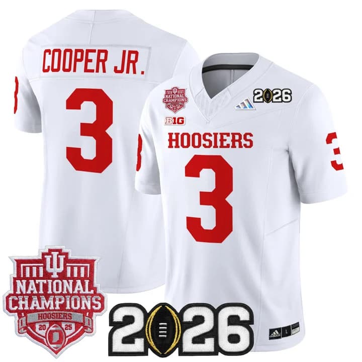 Men's Indiana Hoosiers 2025  Vapor Limited Jersey V2 - All Stitched  Omar Cooper Jr. #3