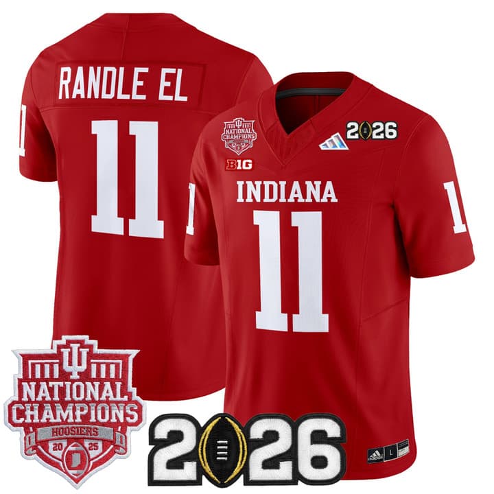 Men's Indiana Hoosiers 2025  Vapor Limited Jersey V2 - All Stitched  Randle El   #11