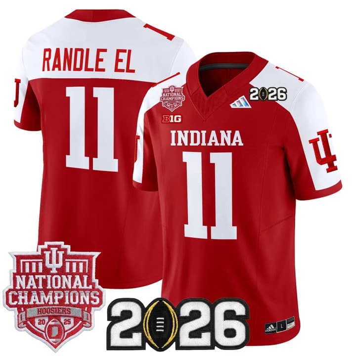Men's Indiana Hoosiers 2025  Vapor Limited Jersey V2 - All Stitched  Randle El  11