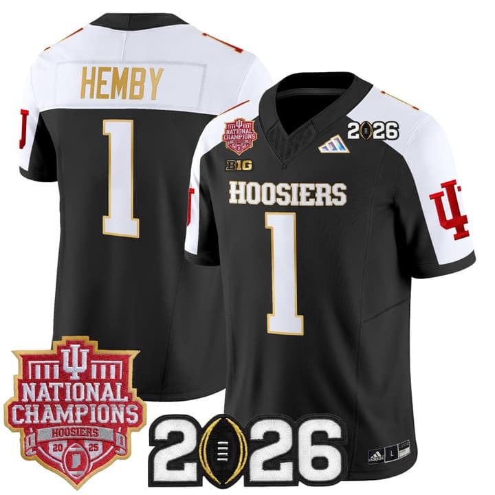 Men's Indiana Hoosiers 2025  Vapor Limited Jersey V2 - All Stitched  Roman Hemby 1
