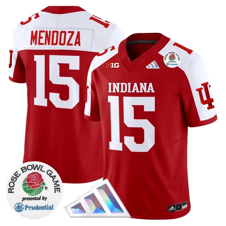 Men's Indiana Hoosiers 2026  Vapor Limited Jersey V2 - All Stitched  Fernando Mendoza     15