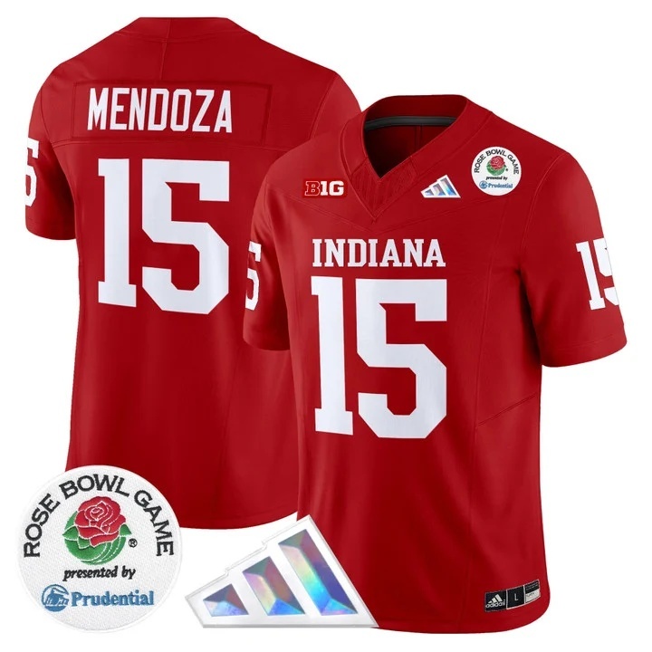 Men's Indiana Hoosiers 2026  Vapor Limited Jersey V2 - All Stitched  Fernando Mendoza    15