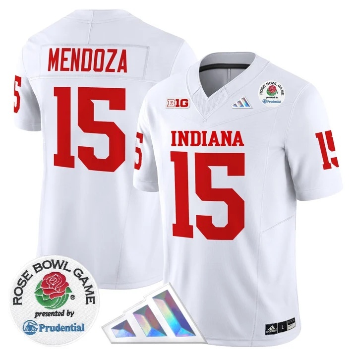 Men's Indiana Hoosiers 2026  Vapor Limited Jersey V2 - All Stitched  Fernando Mendoza   15