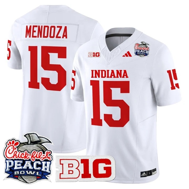 Men's Indiana Hoosiers 2026  Vapor Limited Jersey V2 - All Stitched  Fernando Mendoza # 15