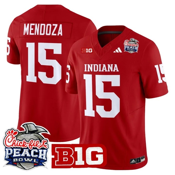 Men's Indiana Hoosiers 2026  Vapor Limited Jersey V2 - All Stitched  Fernando Mendoza-15