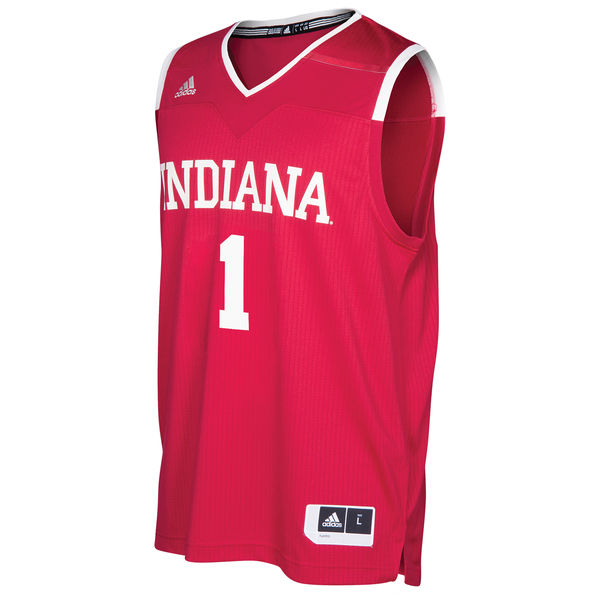 Men's Indiana Hoosiers Crimson Customized Basketball Jersey