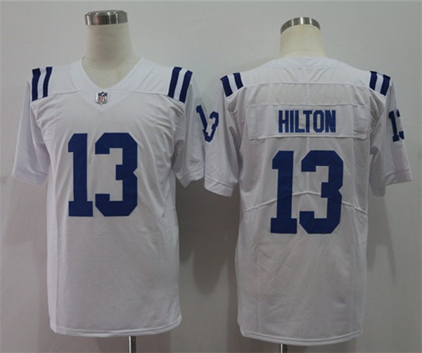 Men's Indianapolis Colts #13 T. Y. Hilton Nike White NFL Vapor Limited Stitched Jersey