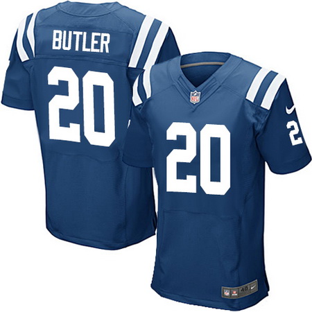 Men's Indianapolis Colts #20 Darius Butler Royal Blue Team Color Nike Elite Jersey