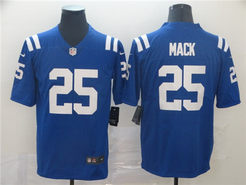 Men's Indianapolis Colts #25 Marlon Mack Nike Royal NFL Vapor Limited Stitched Jersey