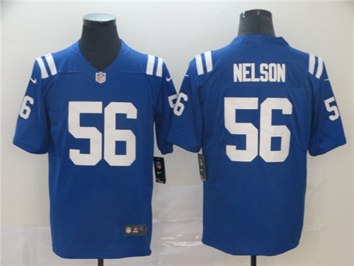 Men's Indianapolis Colts #56 Quenton Nelson Nike Royal NFL Vapor Limited Stitched Jersey