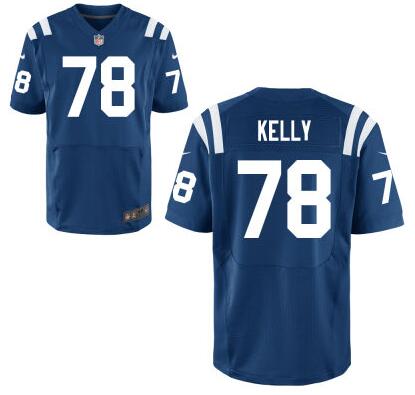Men's Indianapolis Colts #78 Ryan Kelly Nike Royal Blue Elite 2016 Draft Pick Jersey