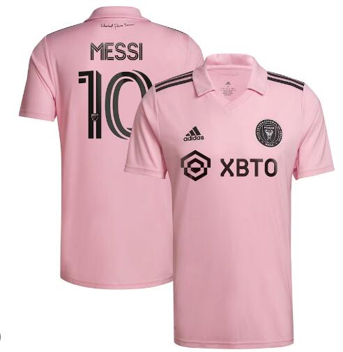Men's Inter Miami CF Lionel Messi adidas Pink 2023 The Heart Beat Kit Replica Jersey