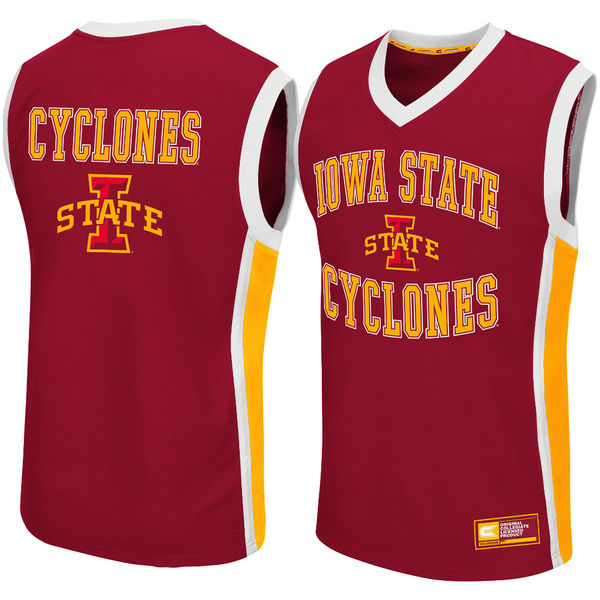 Men's Iowa State Cyclones Cardinal Customized Basketball Jersey