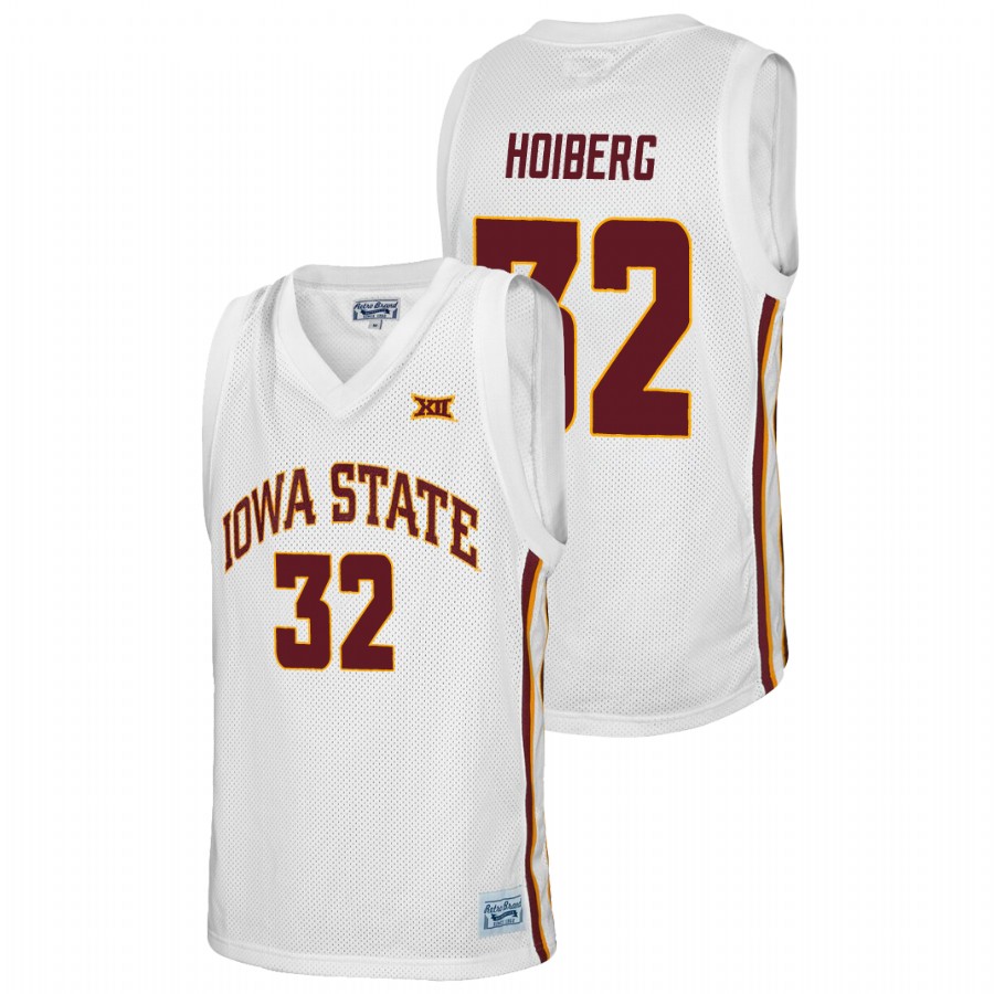 Men's Iowa State Cyclones Fred Hoiberg  College Basketball Jersey White
