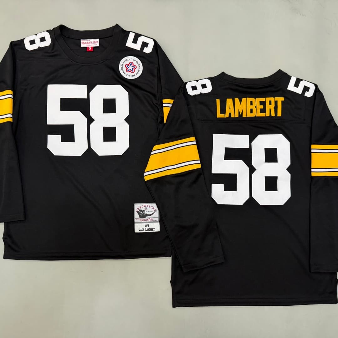 Men's Jack Lambert Black    Pittsburgh  Steelers