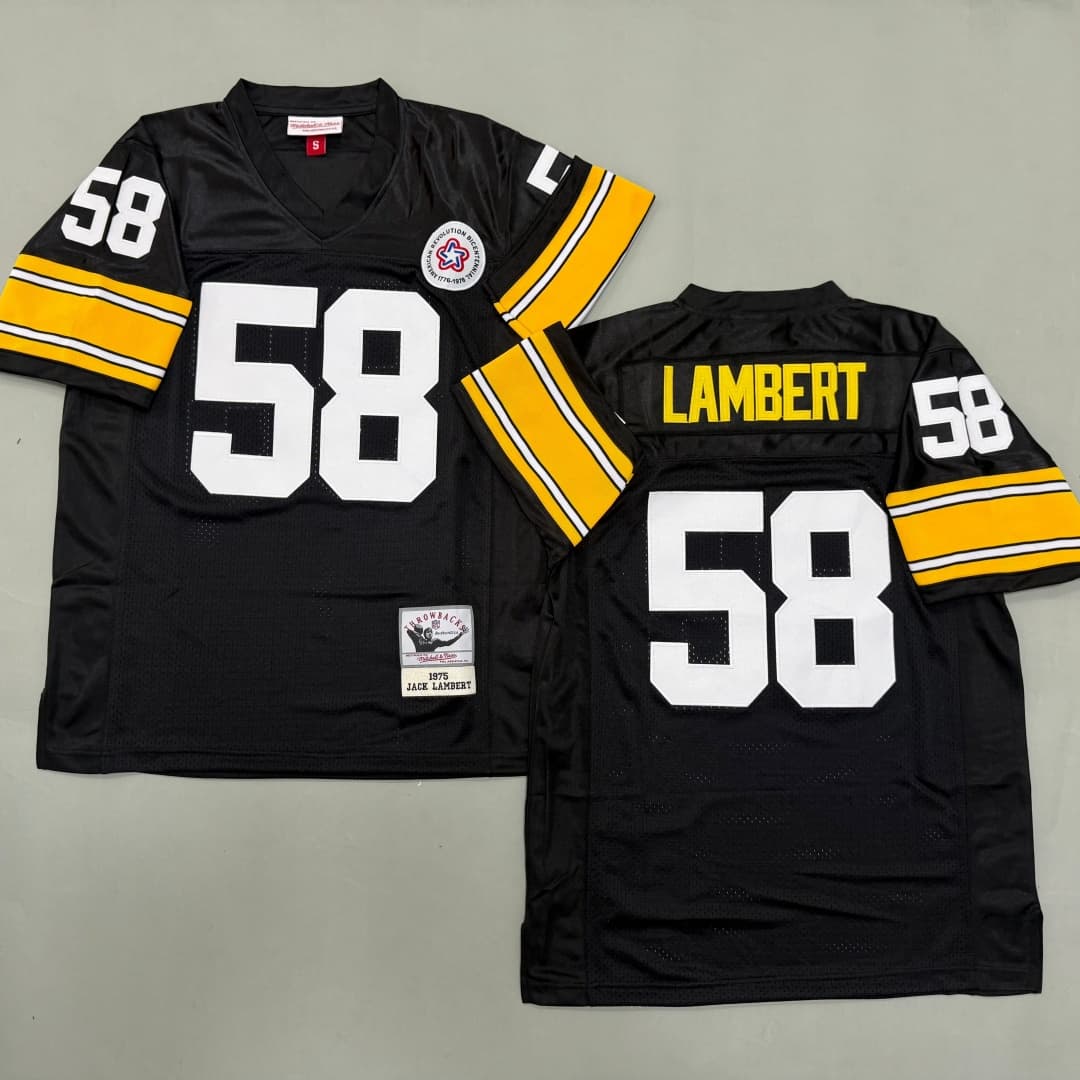Men's Jack Lambert Black Pittsburgh Steelers