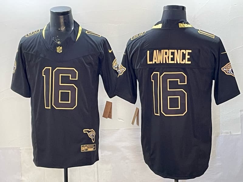 Men's Jacksonville Jaguars #16 Trevor Lawrence   Limited Football Stitched Jersey