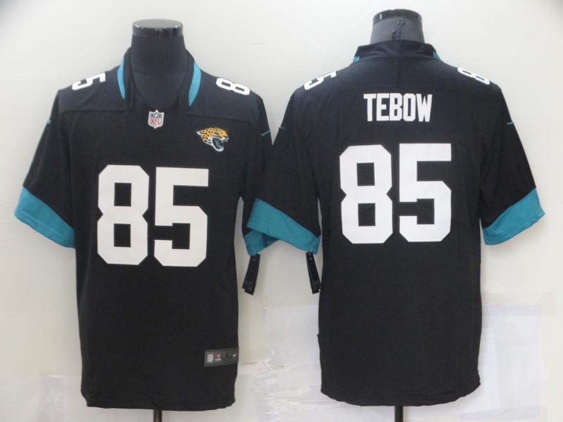 Men's Jacksonville Jaguars #85 Tim Tebow Nike Black Vapor Untouchable Jersey