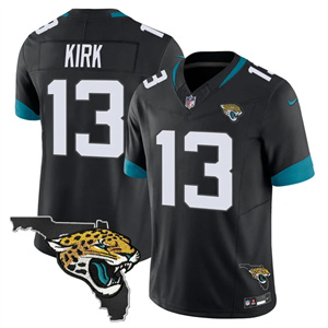 Men's Jacksonville Jaguars Florida Patch Vapor Jersey - All Stitched Christian Kirk # 13
