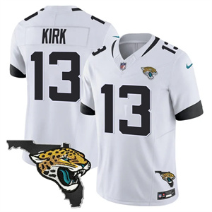 Men's Jacksonville Jaguars Florida Patch Vapor Jersey - All Stitched Christian Kirk #13