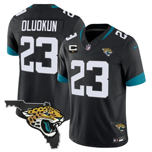 Men's Jacksonville Jaguars Florida Patch Vapor Jersey - All Stitched Foyesade Oluokun # 23