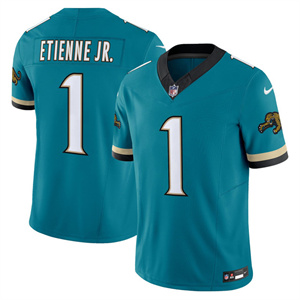 Men's Jacksonville Jaguars Florida Patch Vapor Jersey - All Stitched Travis Etienne Jr. 1