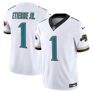 Men's Jacksonville Jaguars Florida Patch Vapor Jersey - All Stitched Travis Etienne Jr.