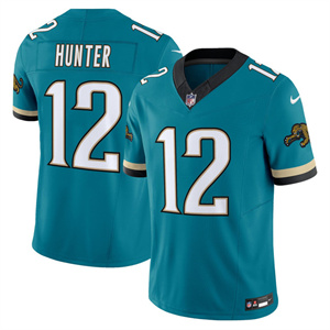 Men's Jacksonville Jaguars Florida Patch Vapor Jersey - All Stitched Travis Hunter