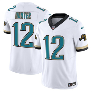 Men's Jacksonville Jaguars Florida Patch Vapor Jersey - All Stitched Travis Hunter 12