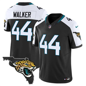 Men's Jacksonville Jaguars Florida Patch Vapor Jersey - All Stitched Travon Walker    44