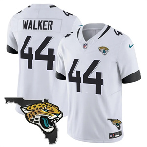 Men's Jacksonville Jaguars Florida Patch Vapor Jersey - All Stitched Travon Walker #44