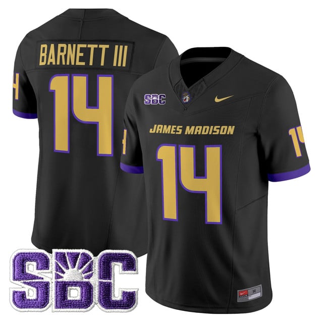 Men's James Madison Dukes 2025 Vapor Limited Jersey - All Stitched Alonza Barnett III