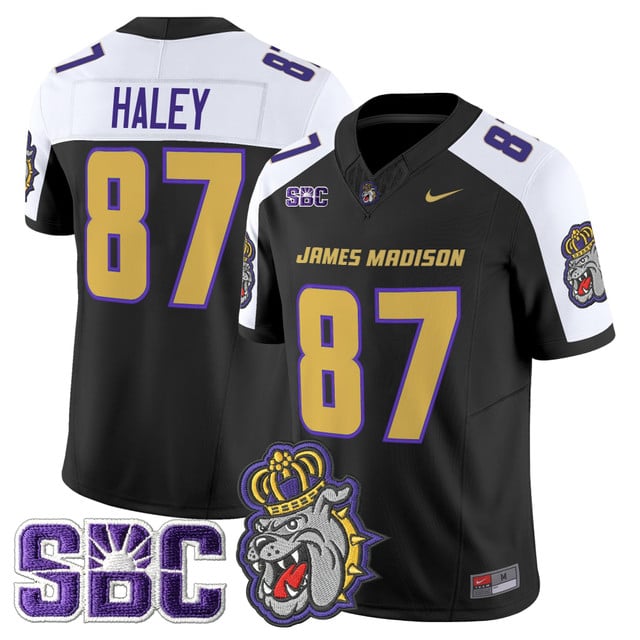 Men's James Madison Dukes 2025 Vapor Limited Jersey - All Stitched Charles Haley   87