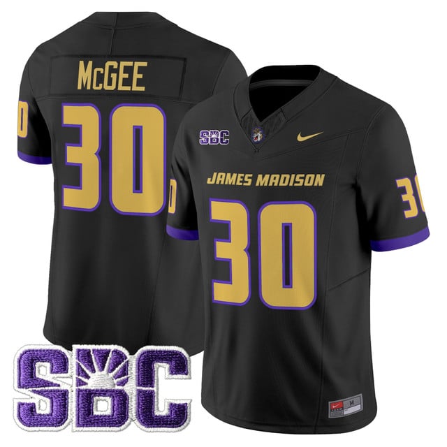 Men's James Madison Dukes 2025 Vapor Limited Jersey - All Stitched Scotty McGee