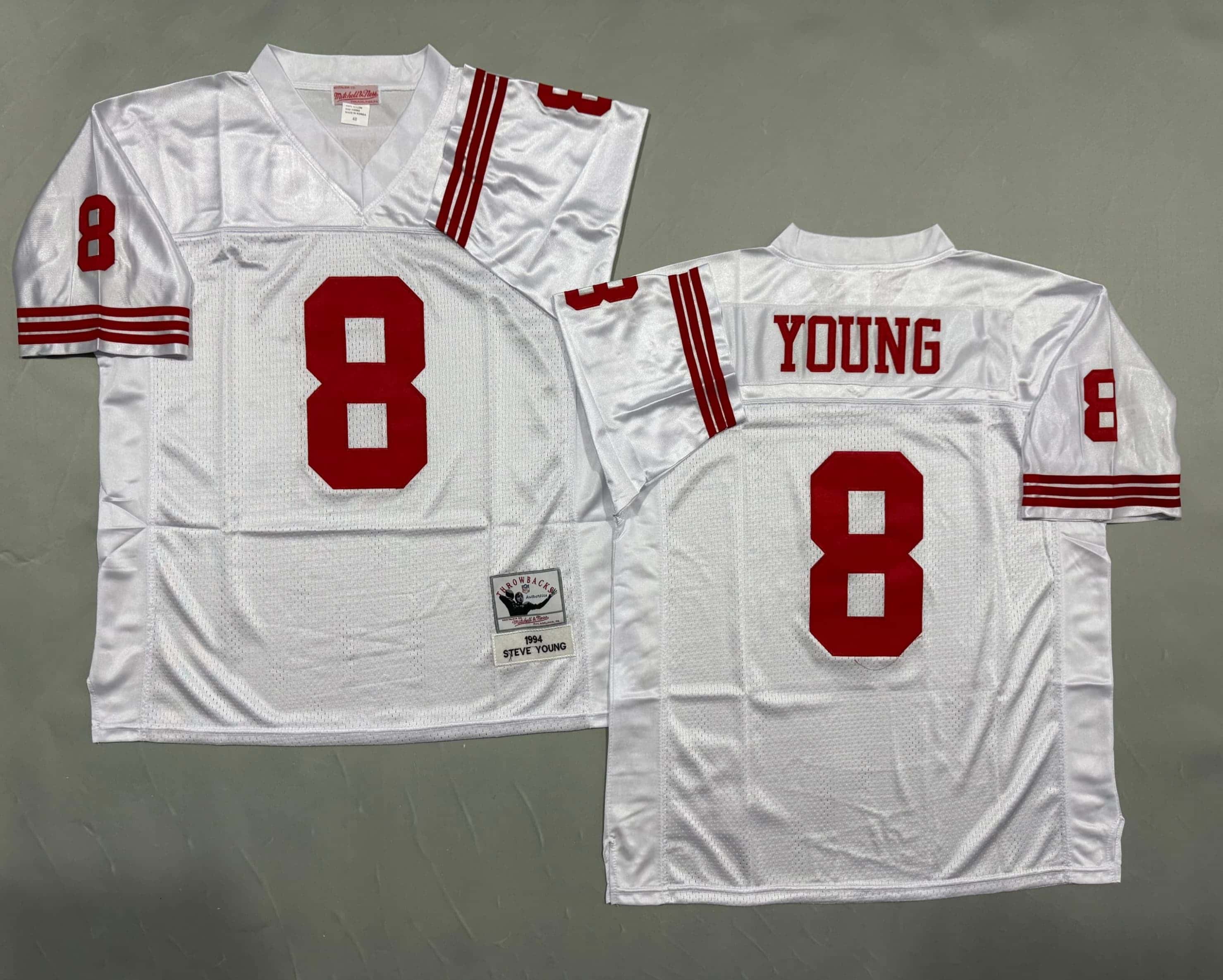 Men's Jerry Steve Young White San Francisco    49ers