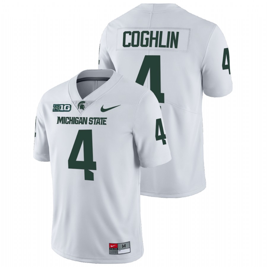 Men's Jersey Michigan State Spartans Matt Coghlin White Limited College Football Jersey