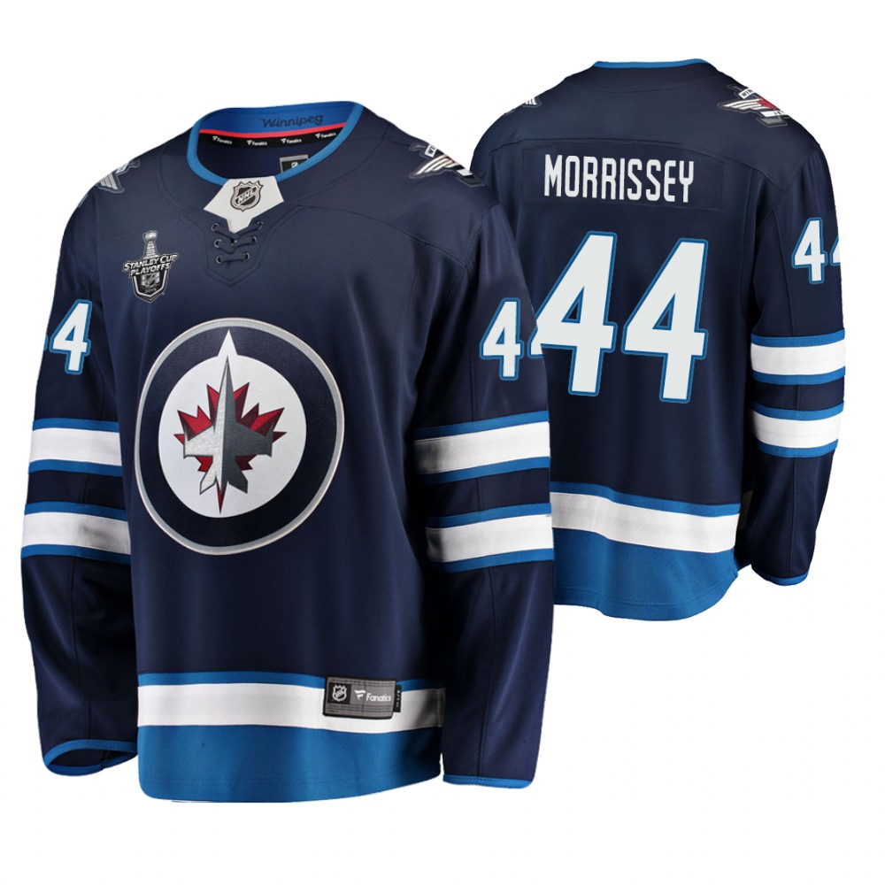 Men's Jets #44 Josh Morrissey Stanley Cup Playoffs Breakaway Jersey
