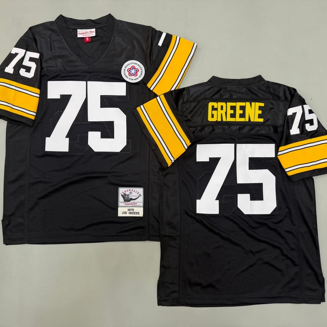 Men's Joe Greene Black Pittsburgh Steelers.