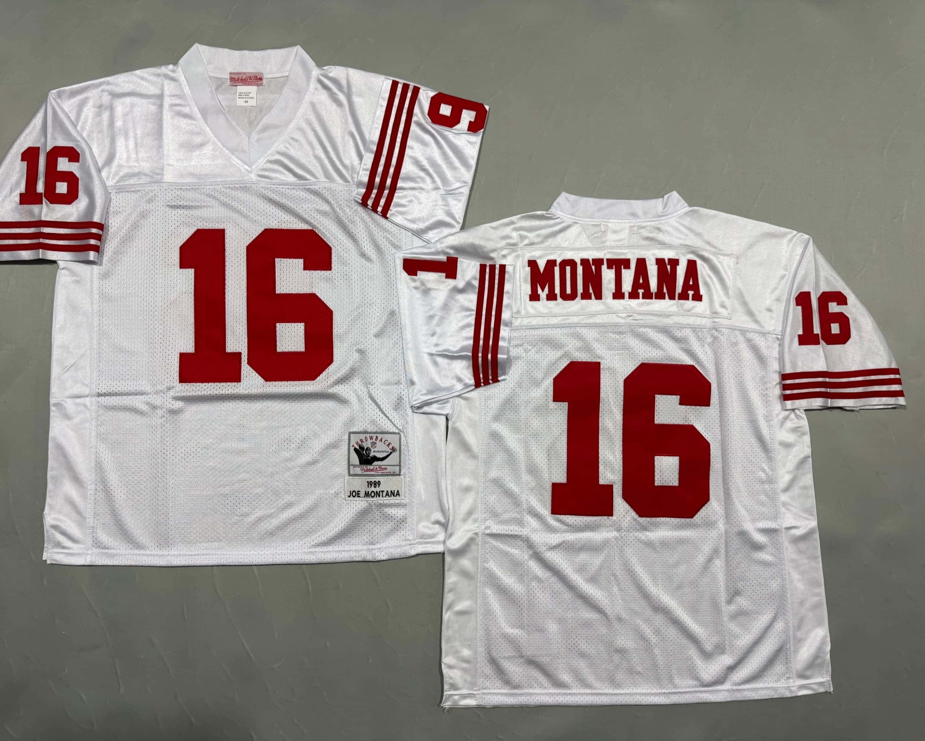 Men's Joe Montana Scarlet San Francisco      49ers